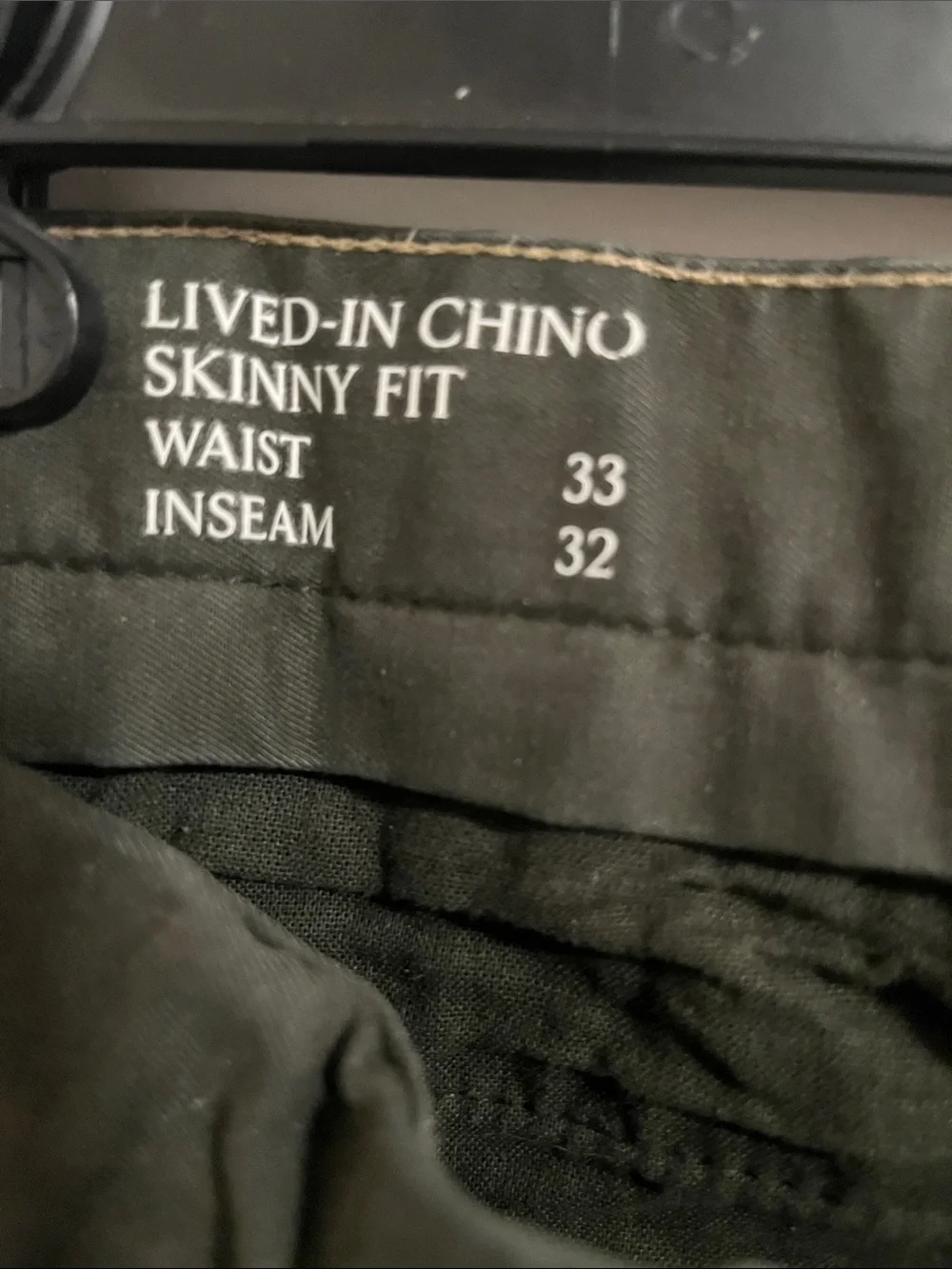 Banana Republic Men's Olive Green Chinos